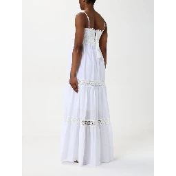 White Cotton Casual Dress