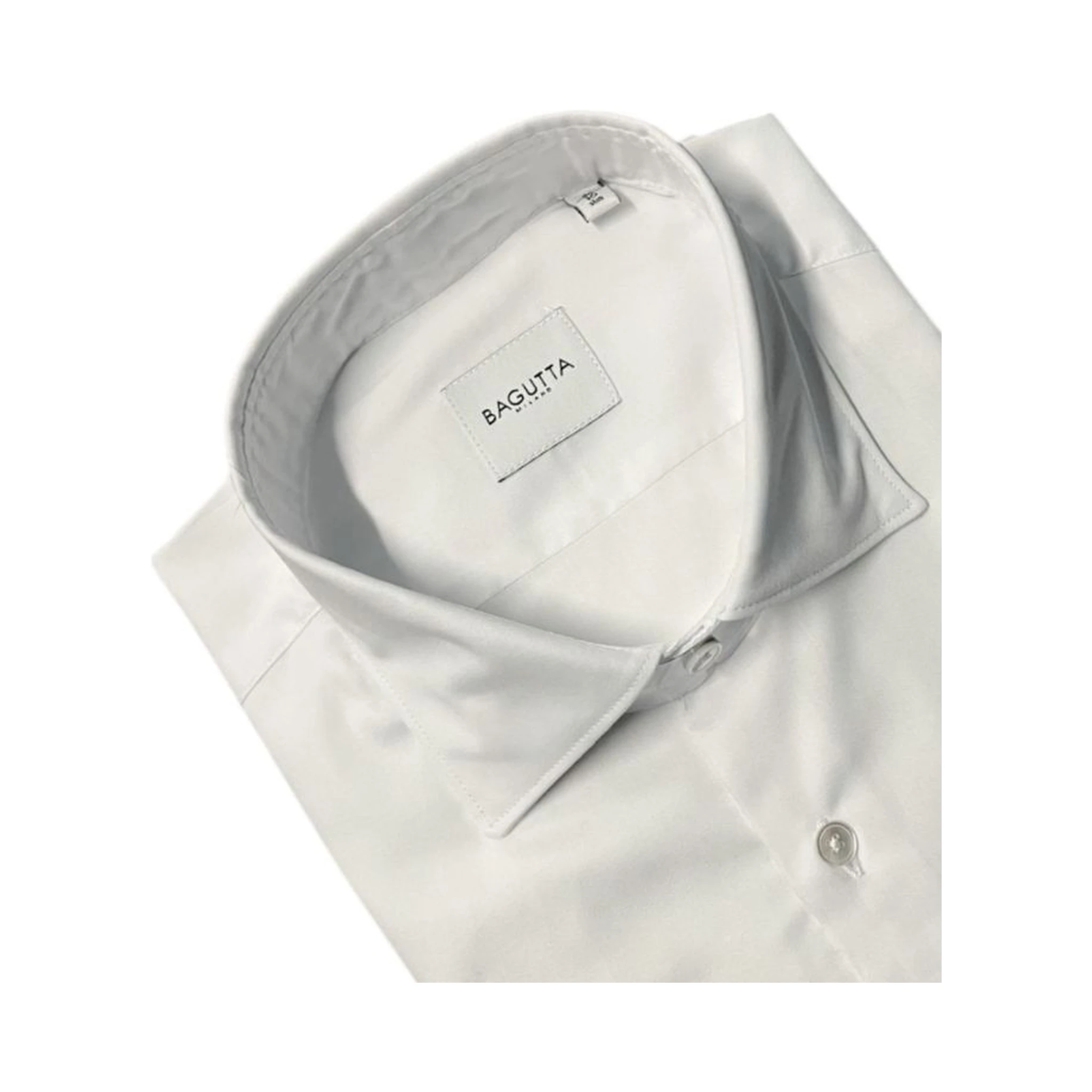 White Cotton Men Shirt