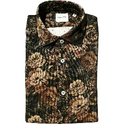 Multicolor Cotton Men's Shirt