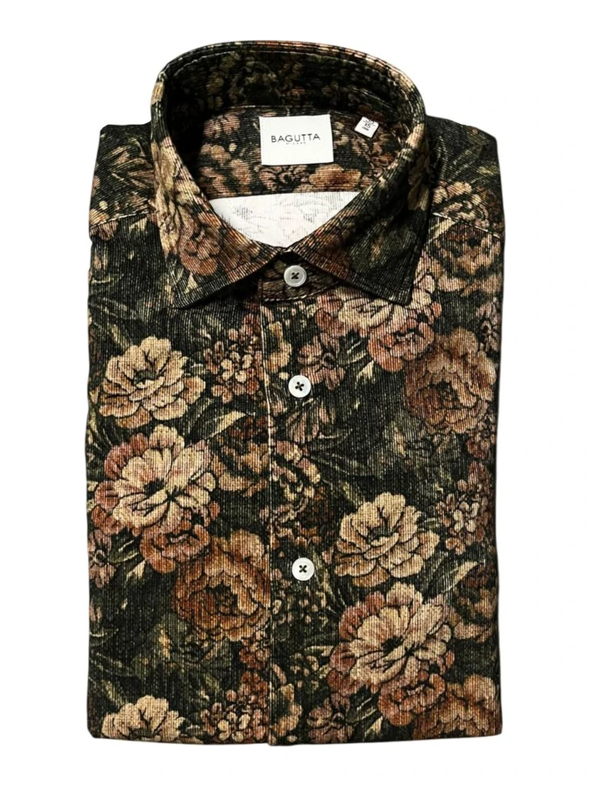 Multicolor Cotton Men's Shirt