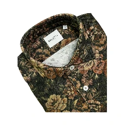 Multicolor Cotton Men's Shirt