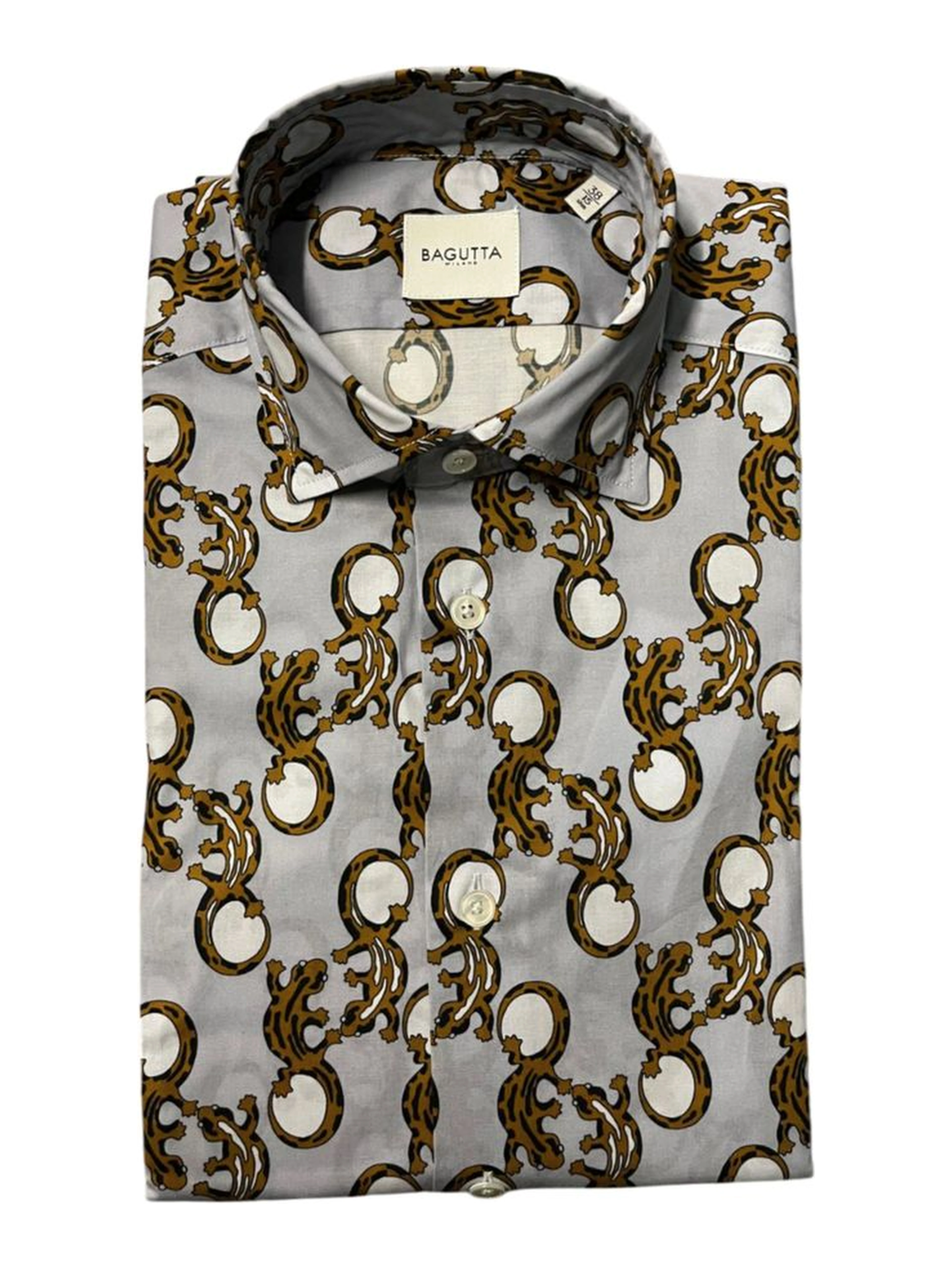 Multicolor Cotton Men Shirt