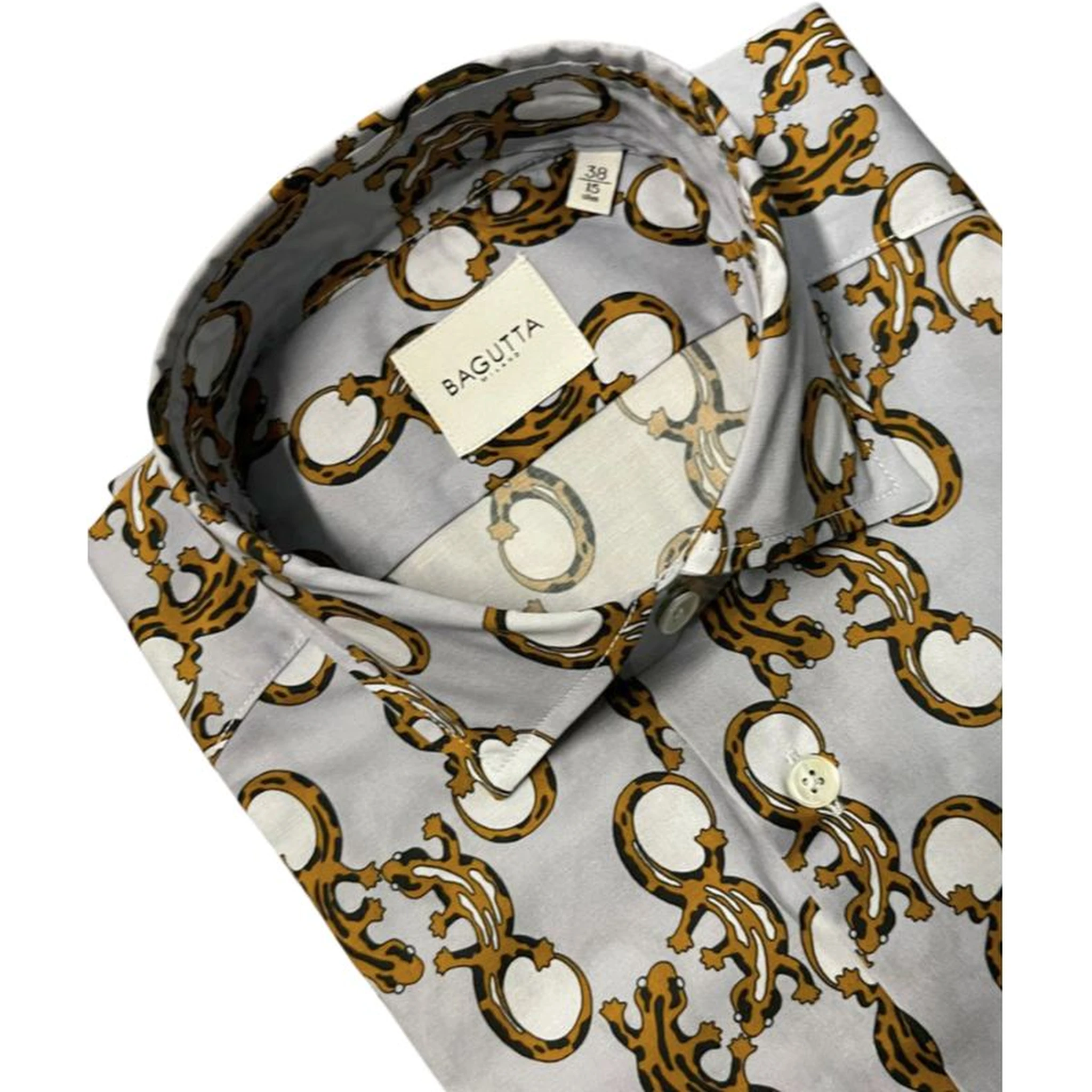 Multicolor Cotton Men Shirt