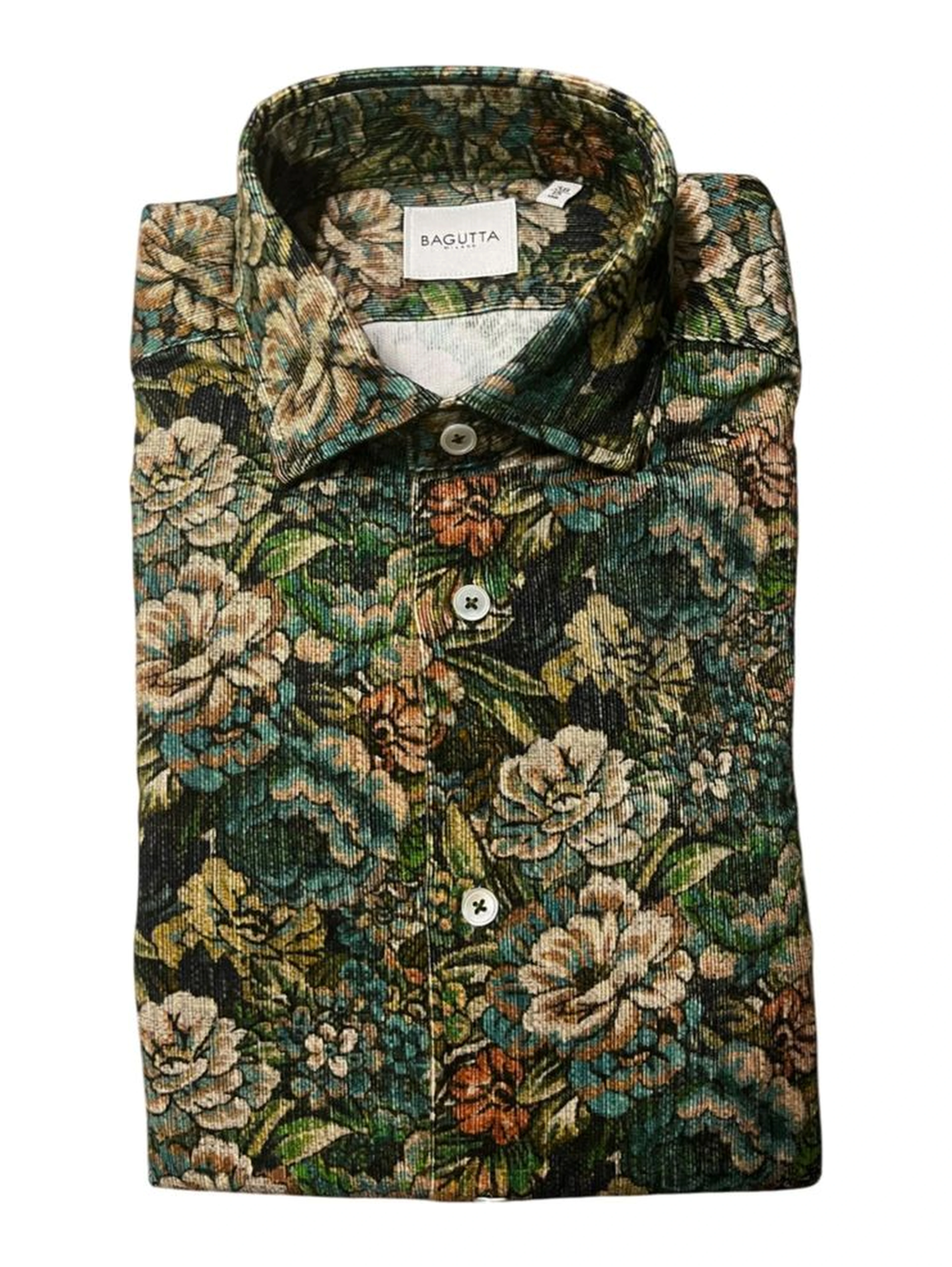 Multicolor Cotton Men Shirt