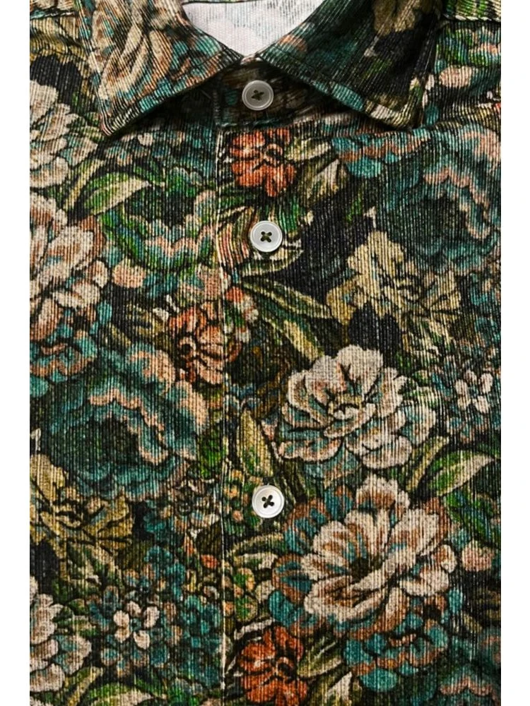 Multicolor Cotton Men Shirt alternative