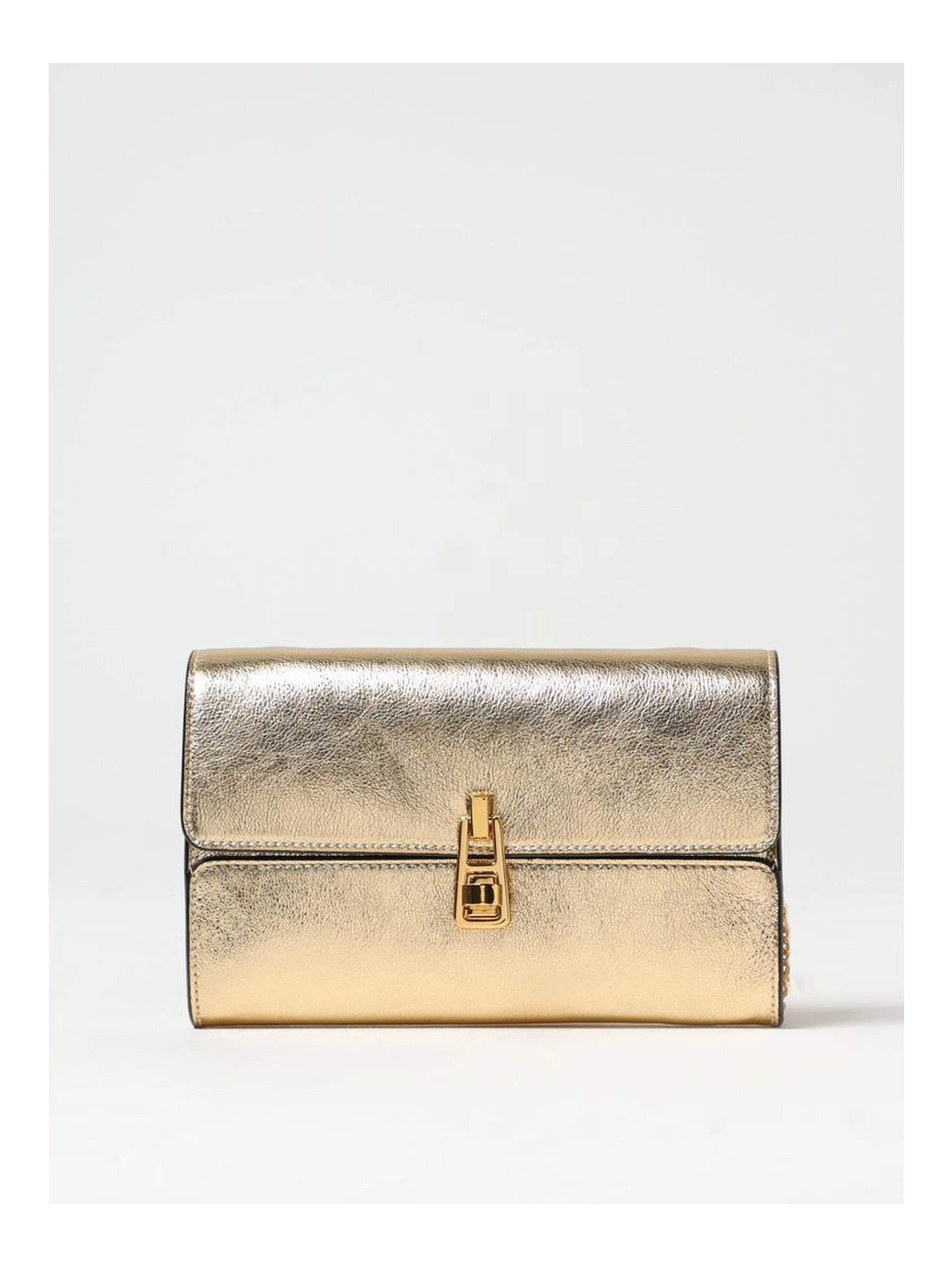 Gold Leather Handbag