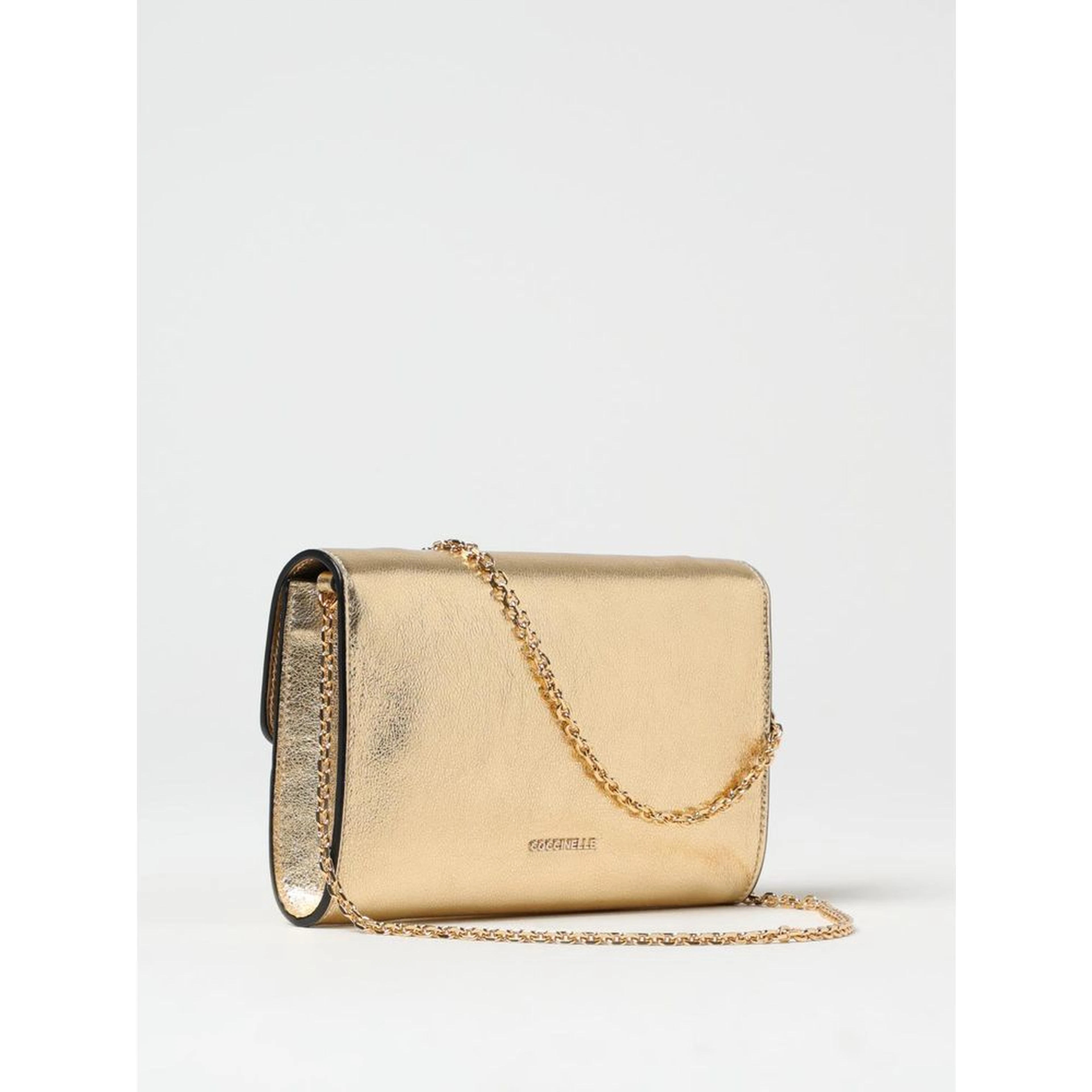 Gold Leather Handbag
