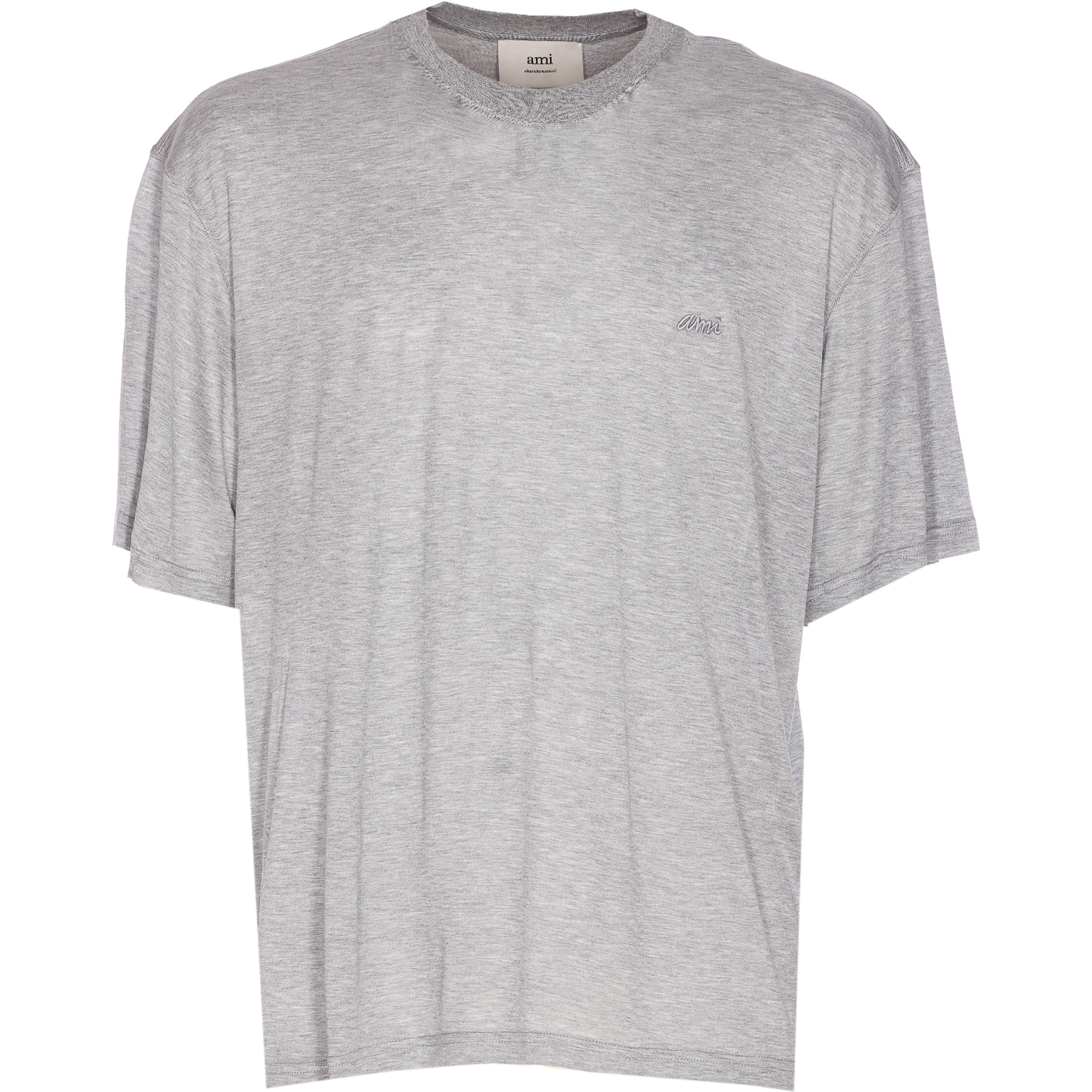 Ami Alexandre Matiussi T-shirts and Polos Grey