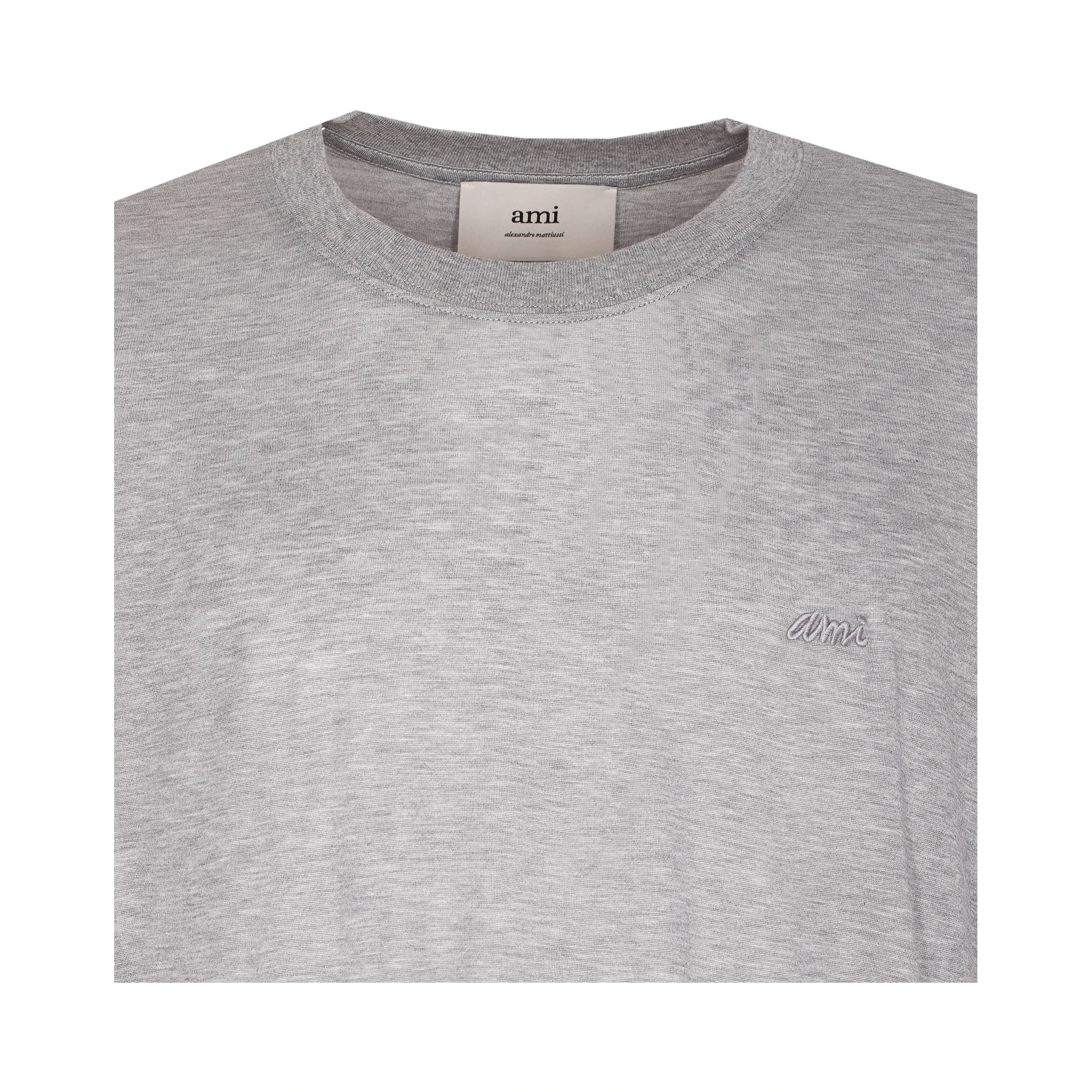 Ami Alexandre Matiussi T-shirts and Polos Grey