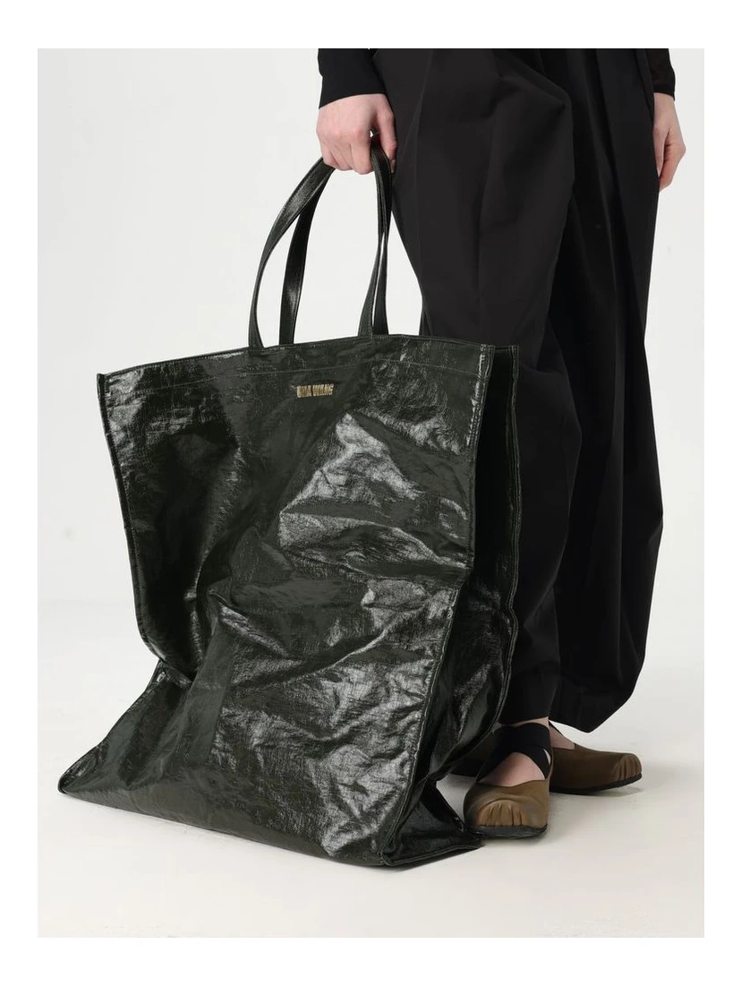 Green Nylon Handbag