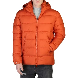 Orange Nylon Bomber