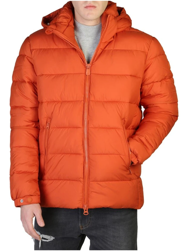 Orange Nylon Bomber