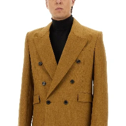 DOUBLE-BREASTED WOOL JACKET