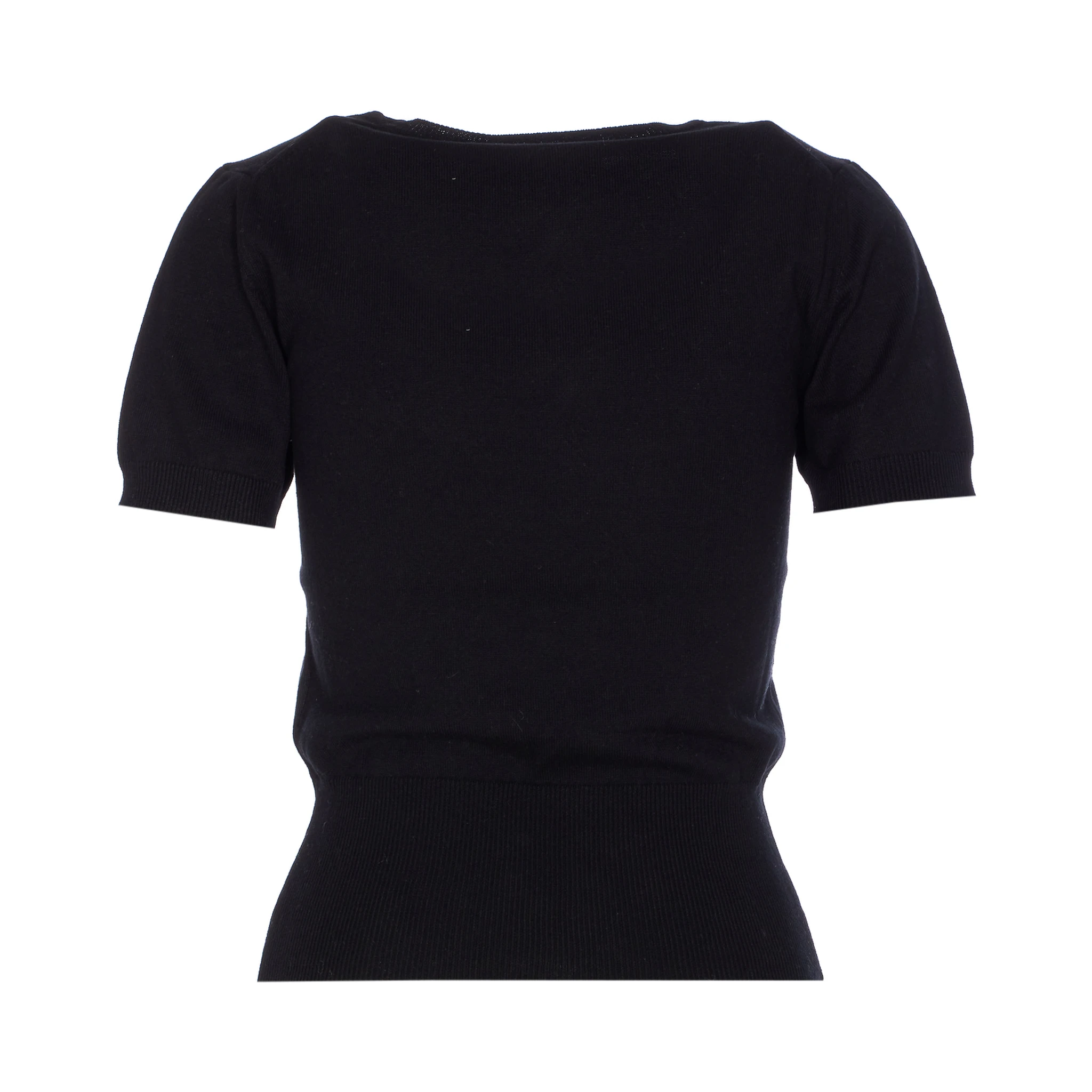 Bea Orb-embroidered knitted top