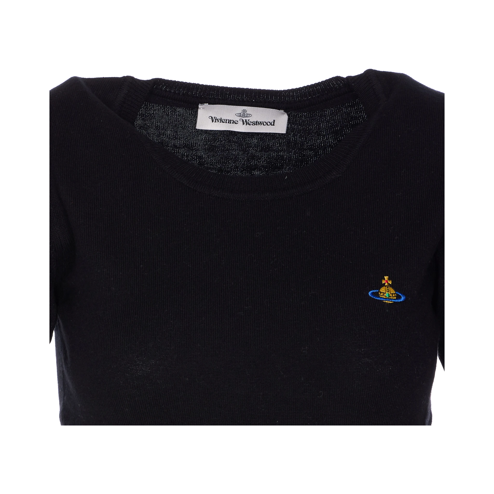 Bea Orb-embroidered knitted top