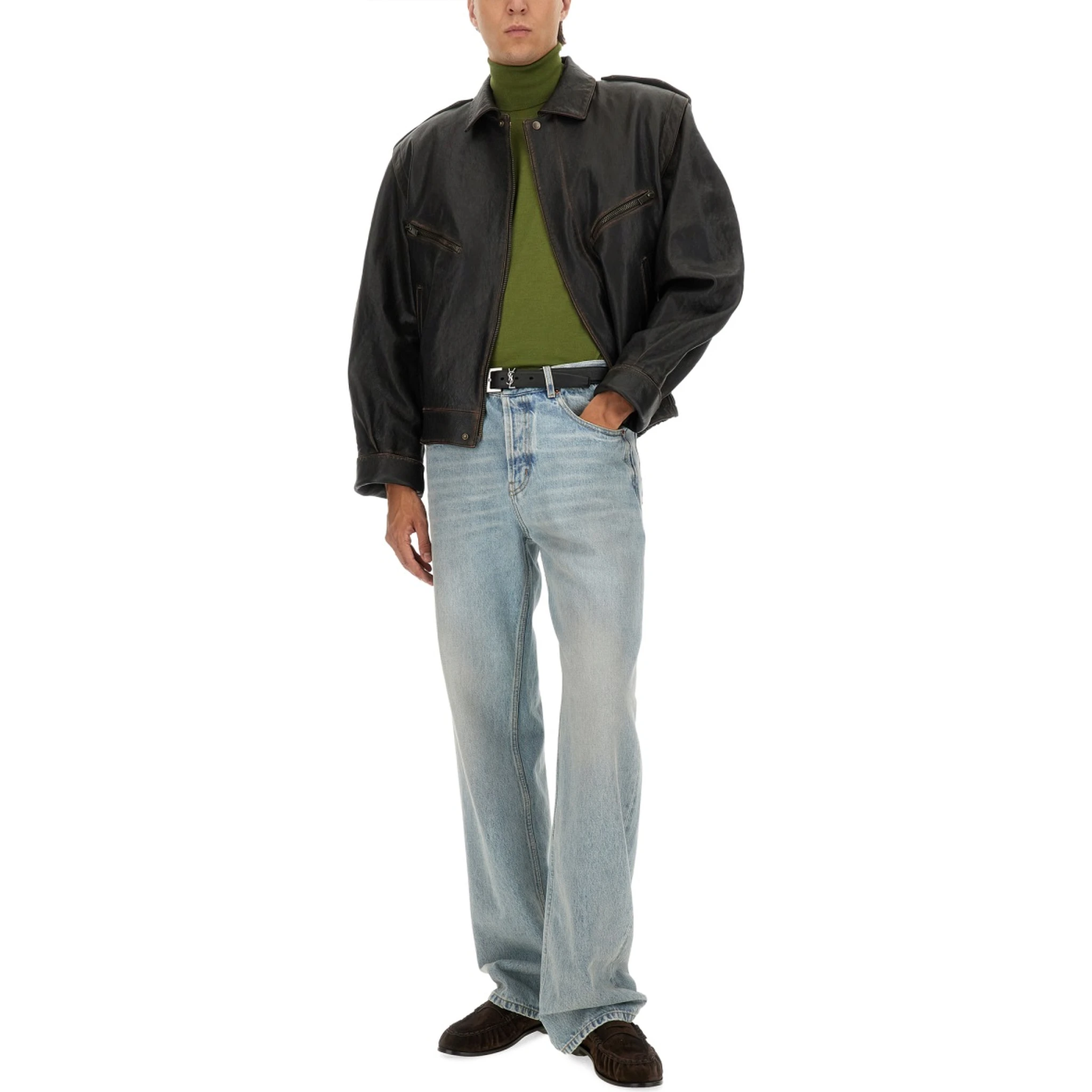 CASHMERE, WOOL AND SILK TURTLENECK