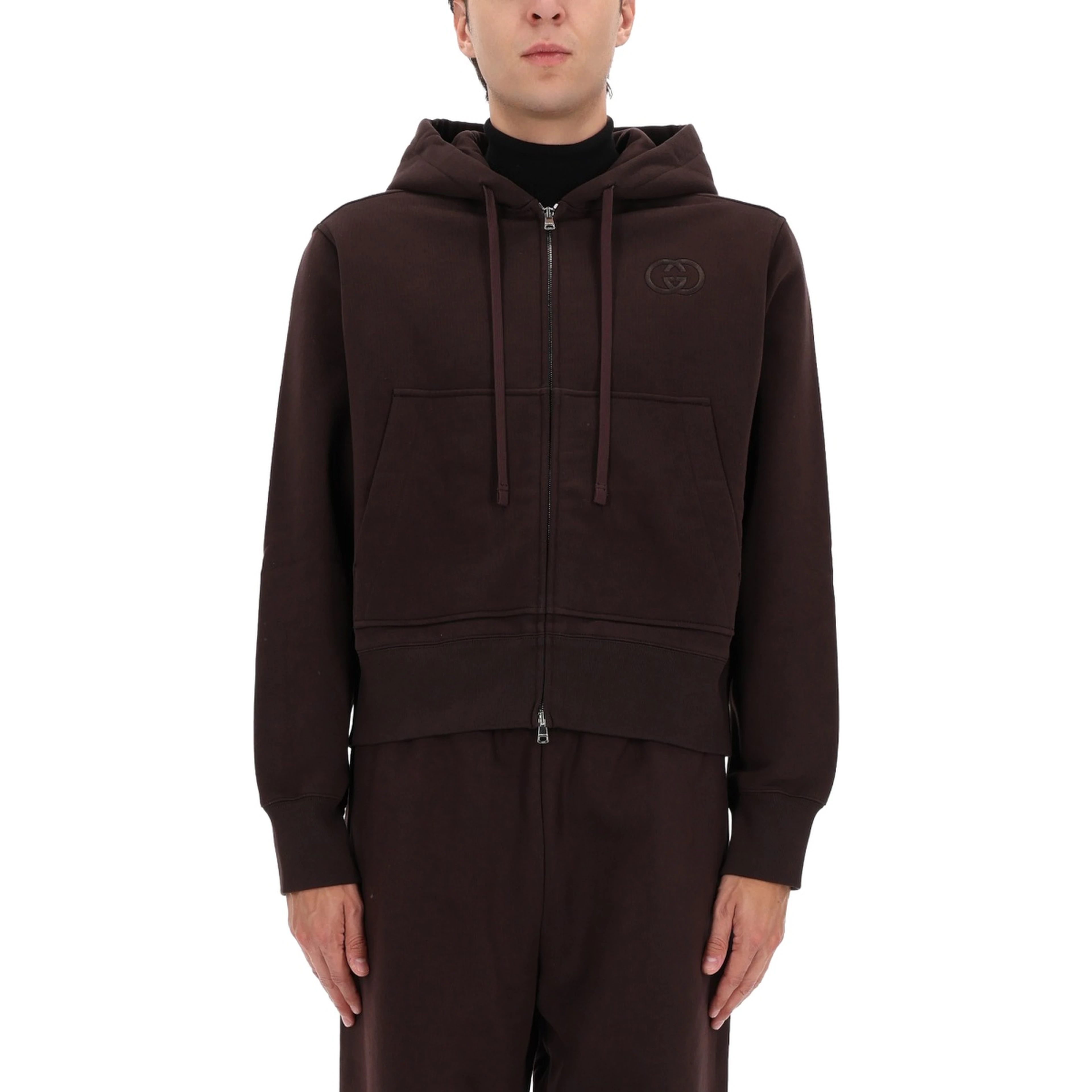 SWEATSHIRT WITH LOGO EMBROIDERY