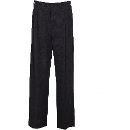 Sartorial Track Trousers In Fluid Twill Wool Crepe