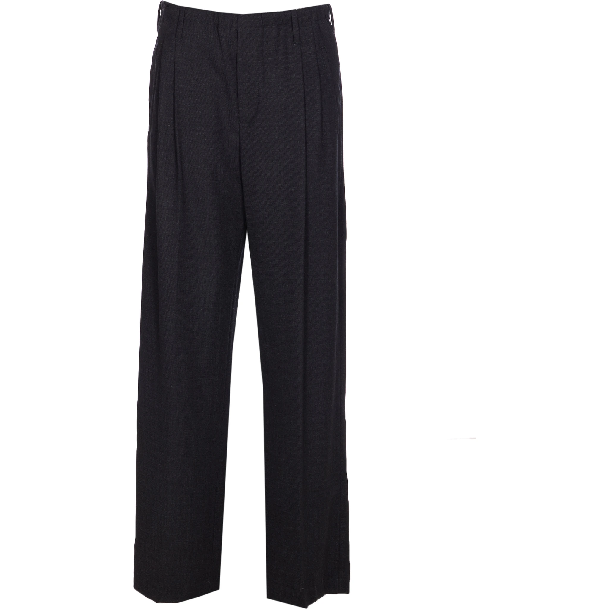 Sartorial Track Trousers In Fluid Twill Wool Crepe