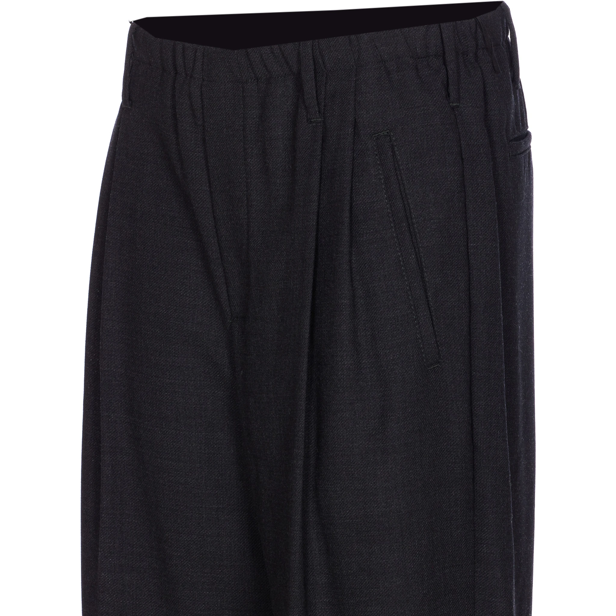 Sartorial Track Trousers In Fluid Twill Wool Crepe