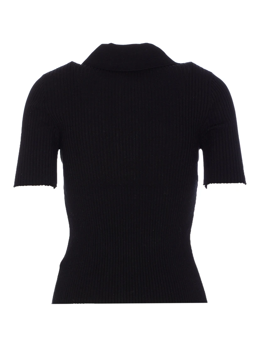 Courreges T-shirts and Polos Black