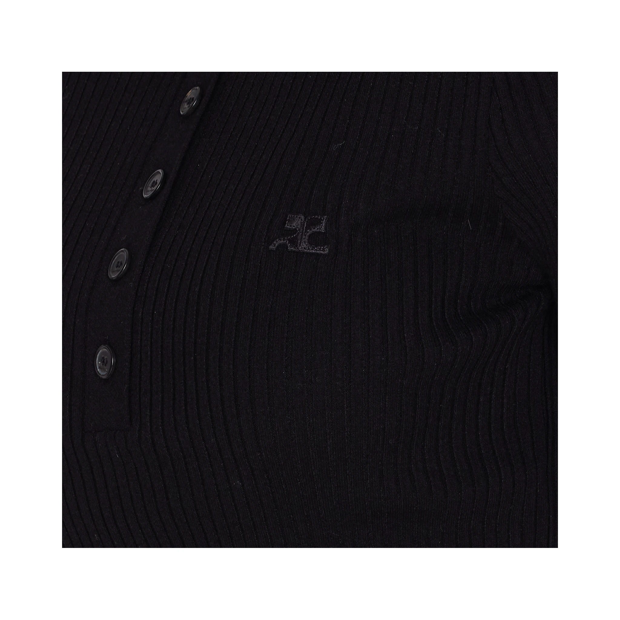 Courreges T-shirts and Polos Black