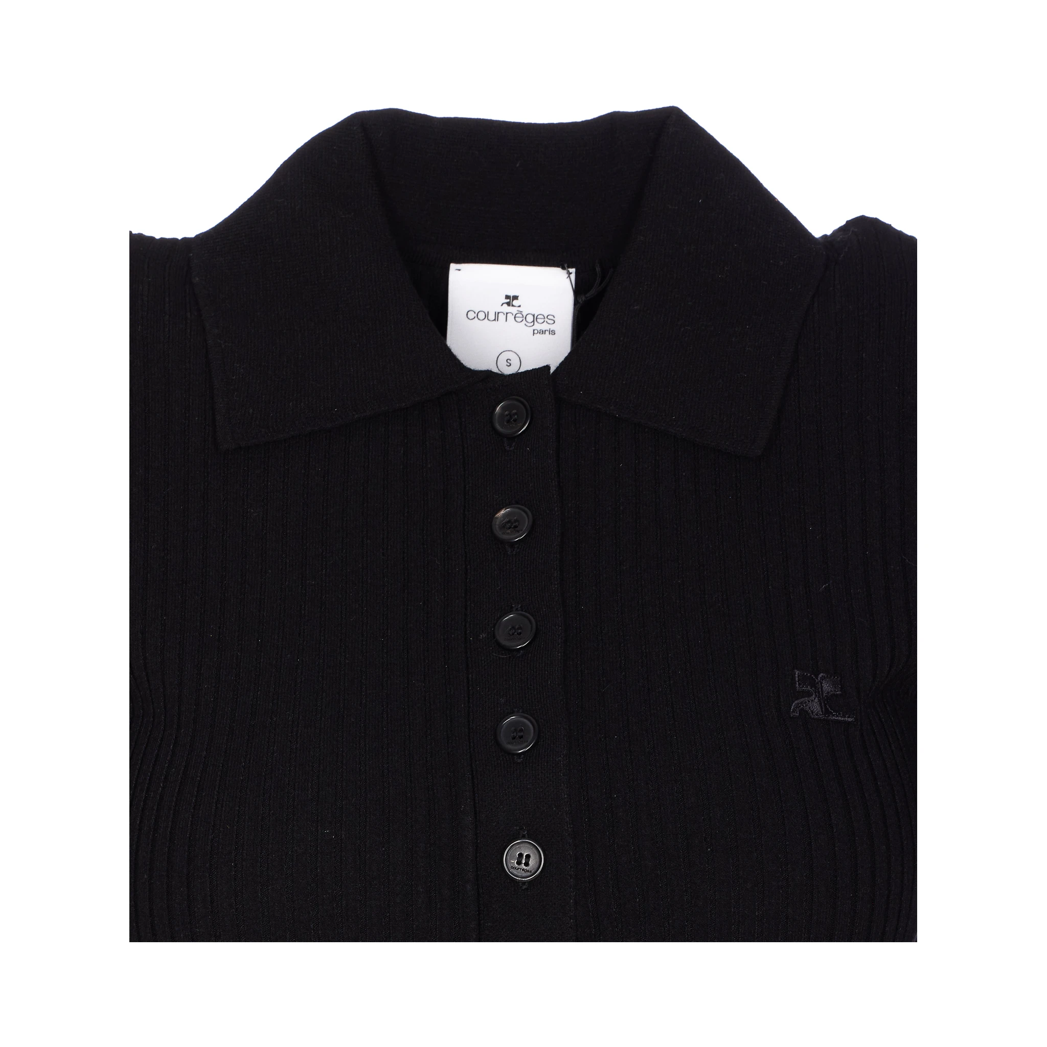 Courreges T-shirts and Polos Black