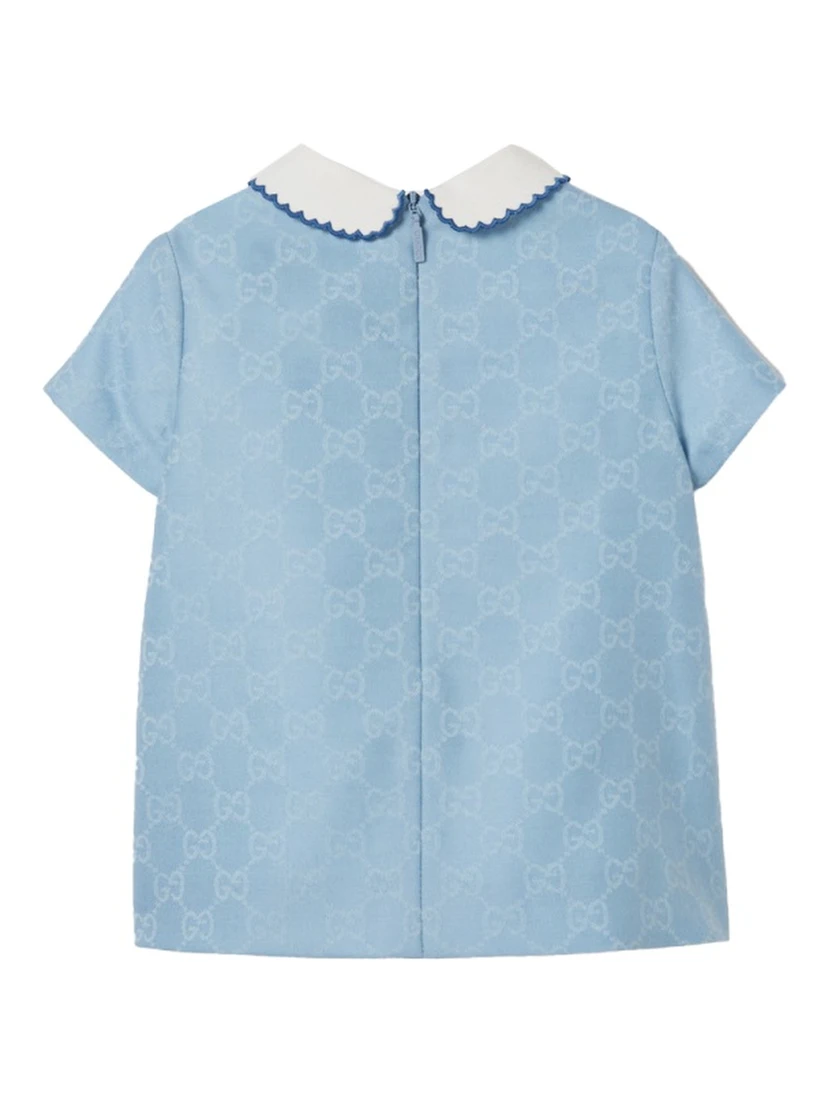 فستان بشعار "GG" مطرز