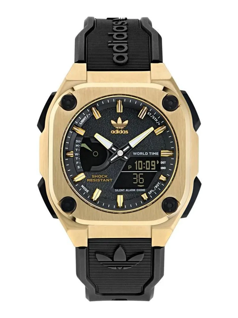 Black Synthetic Sport Watch