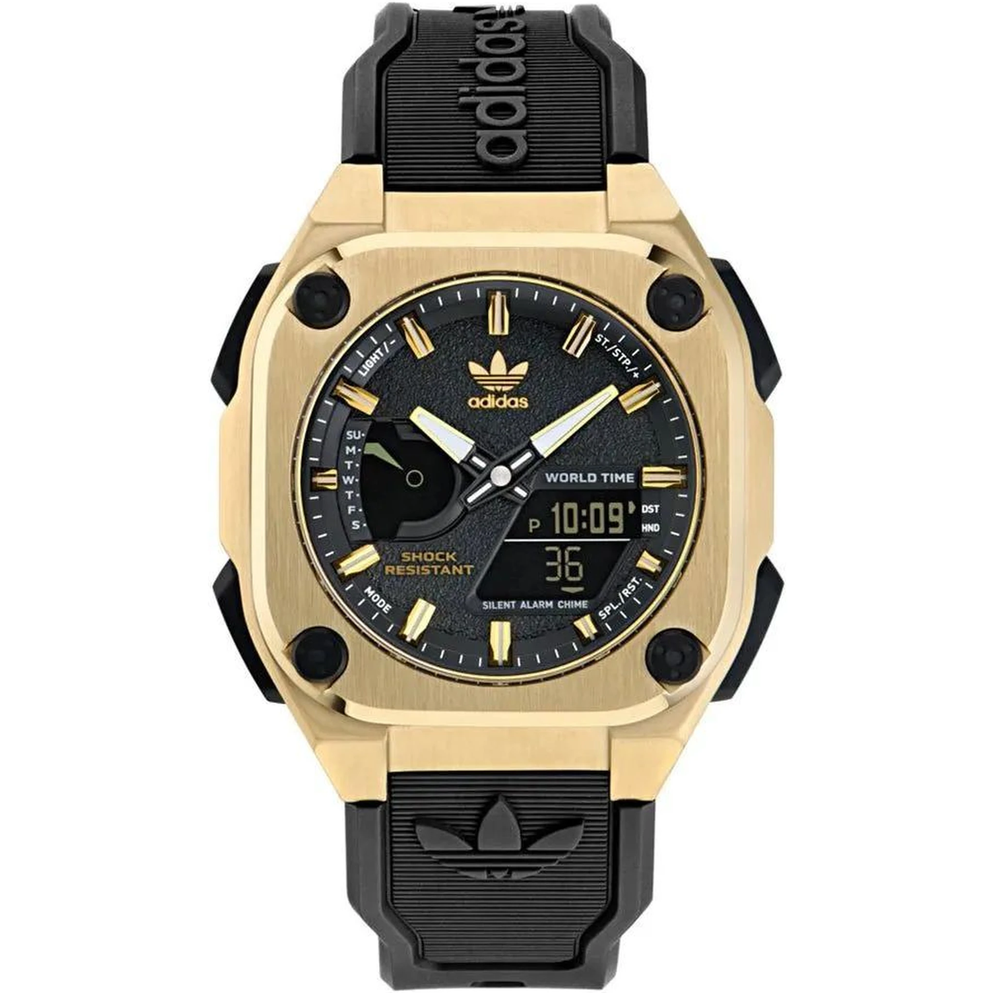 Black Synthetic Sport Watch