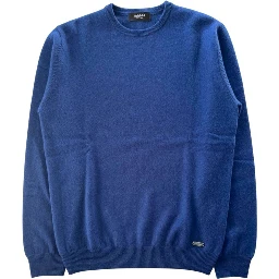 Blue Cashmere Men Sweater