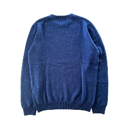 Blue Cashmere Men Sweater