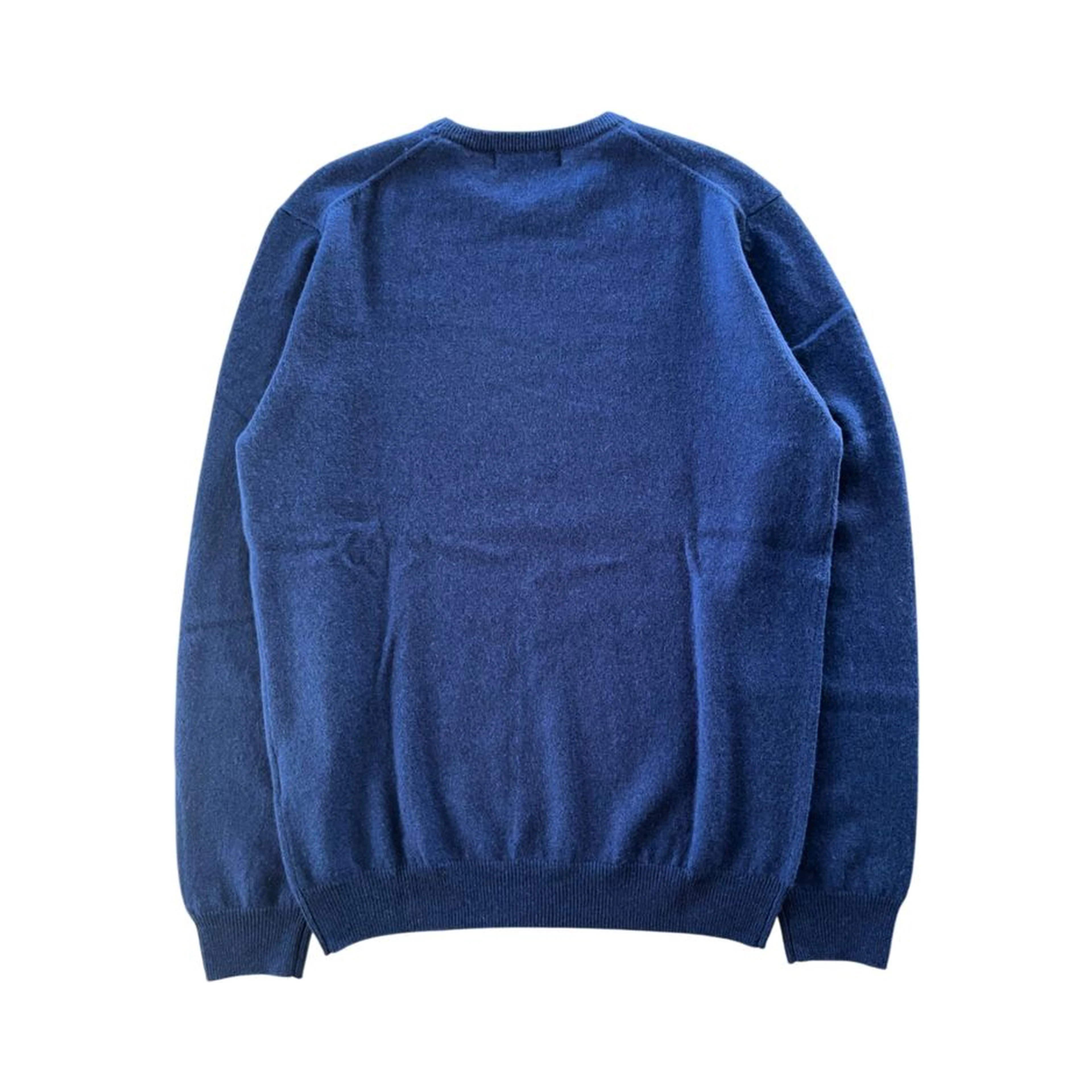 Blue Cashmere Men Sweater