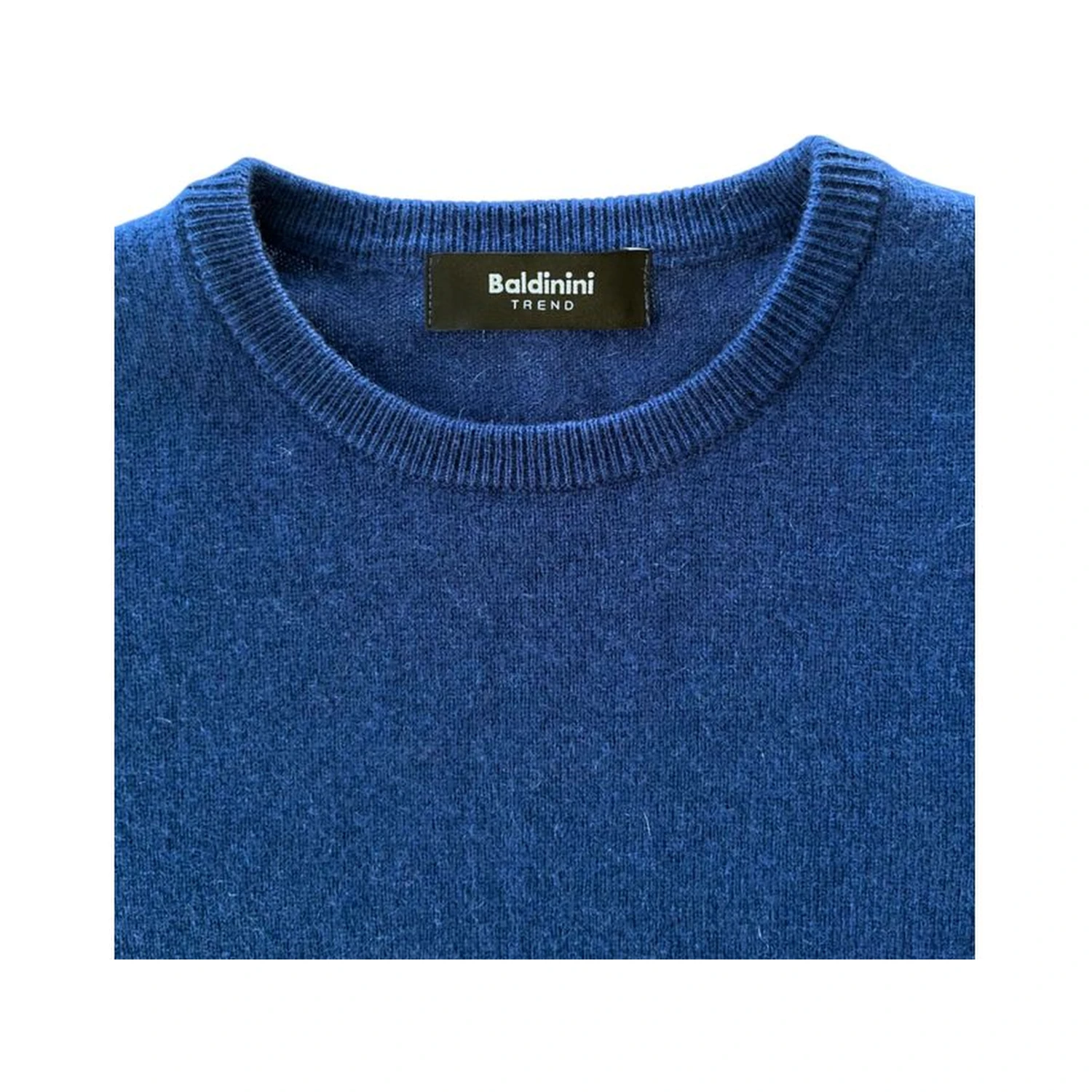 Blue Cashmere Men Sweater