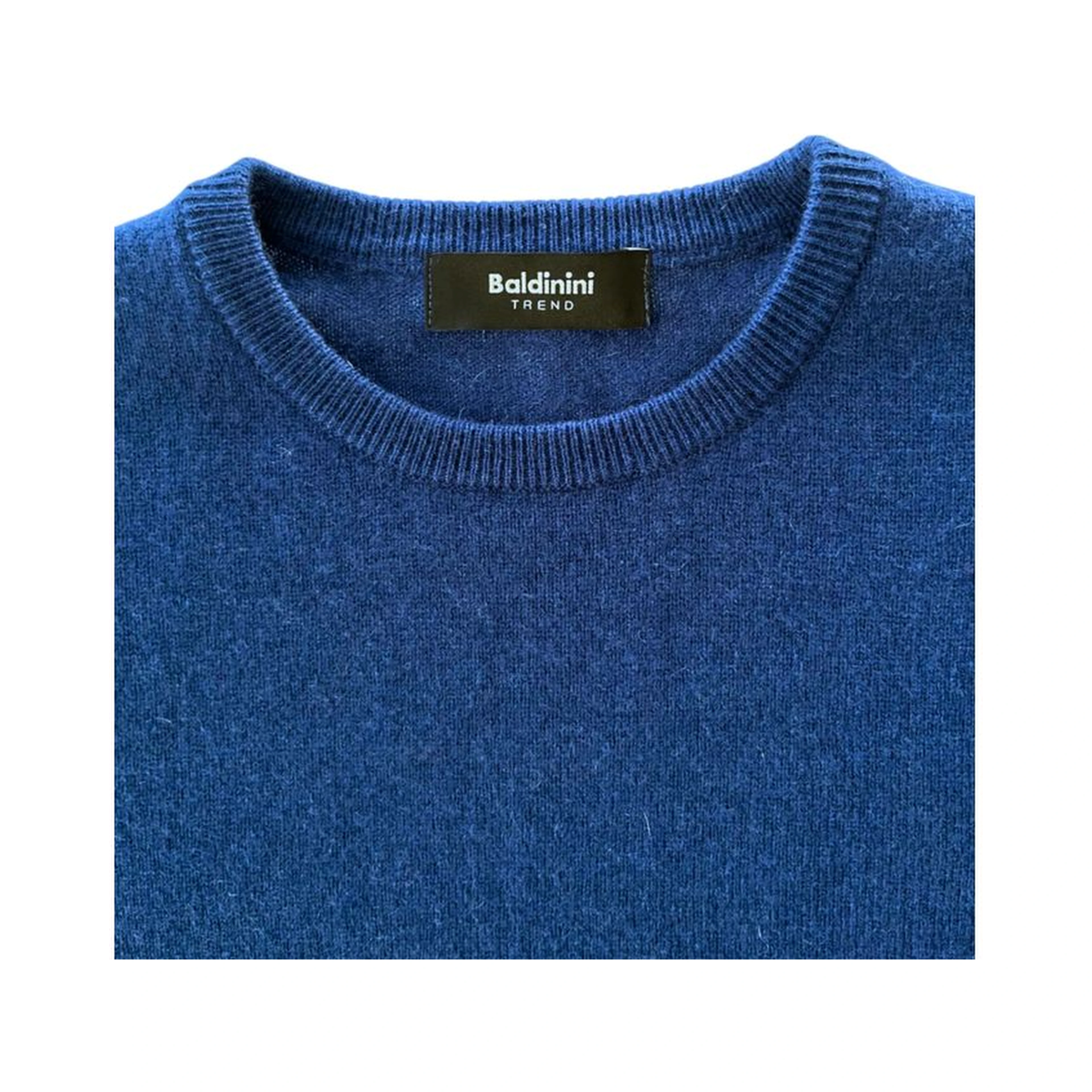 Blue Cashmere Men Sweater