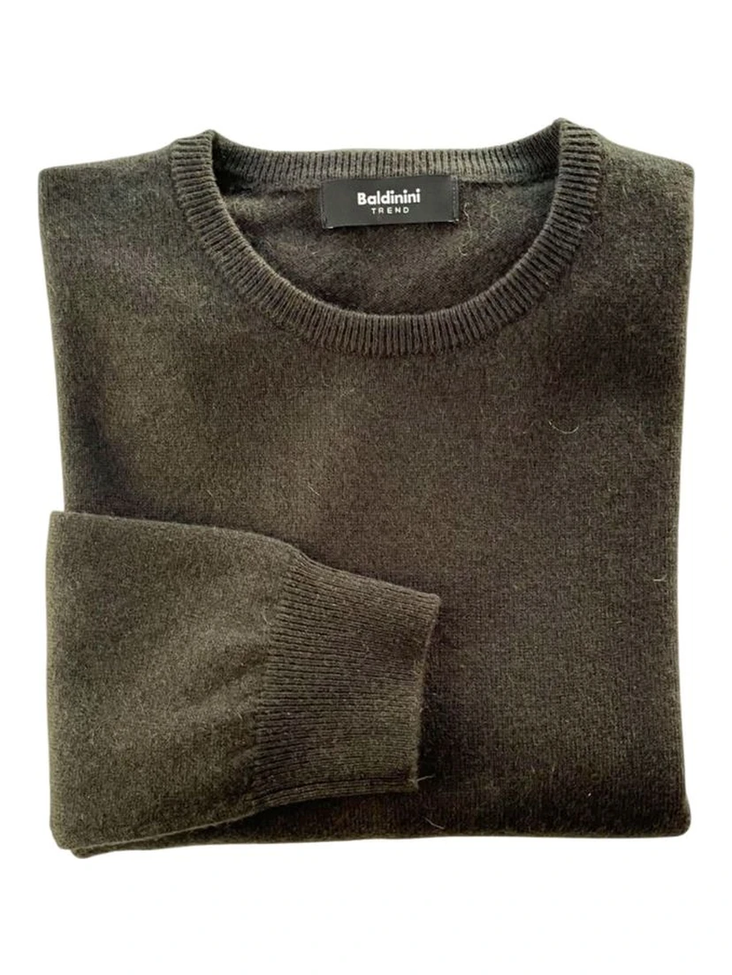 Green Cashmere Men Sweater
