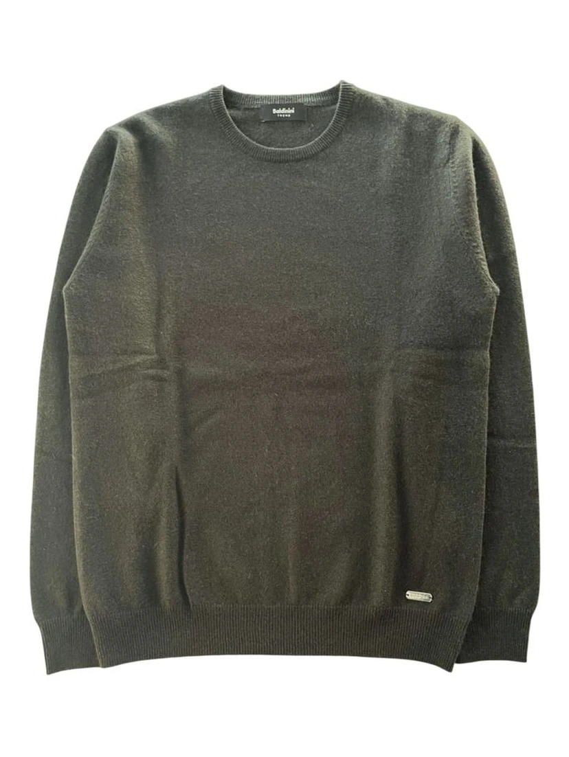 Green Cashmere Men Sweater