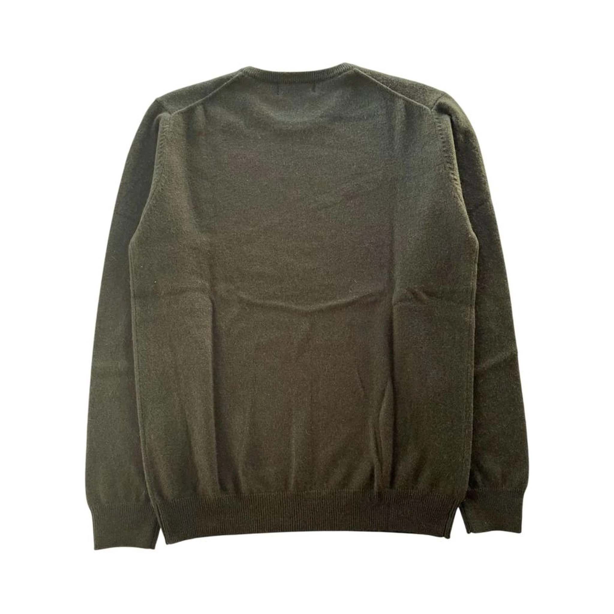 Green Cashmere Men Sweater
