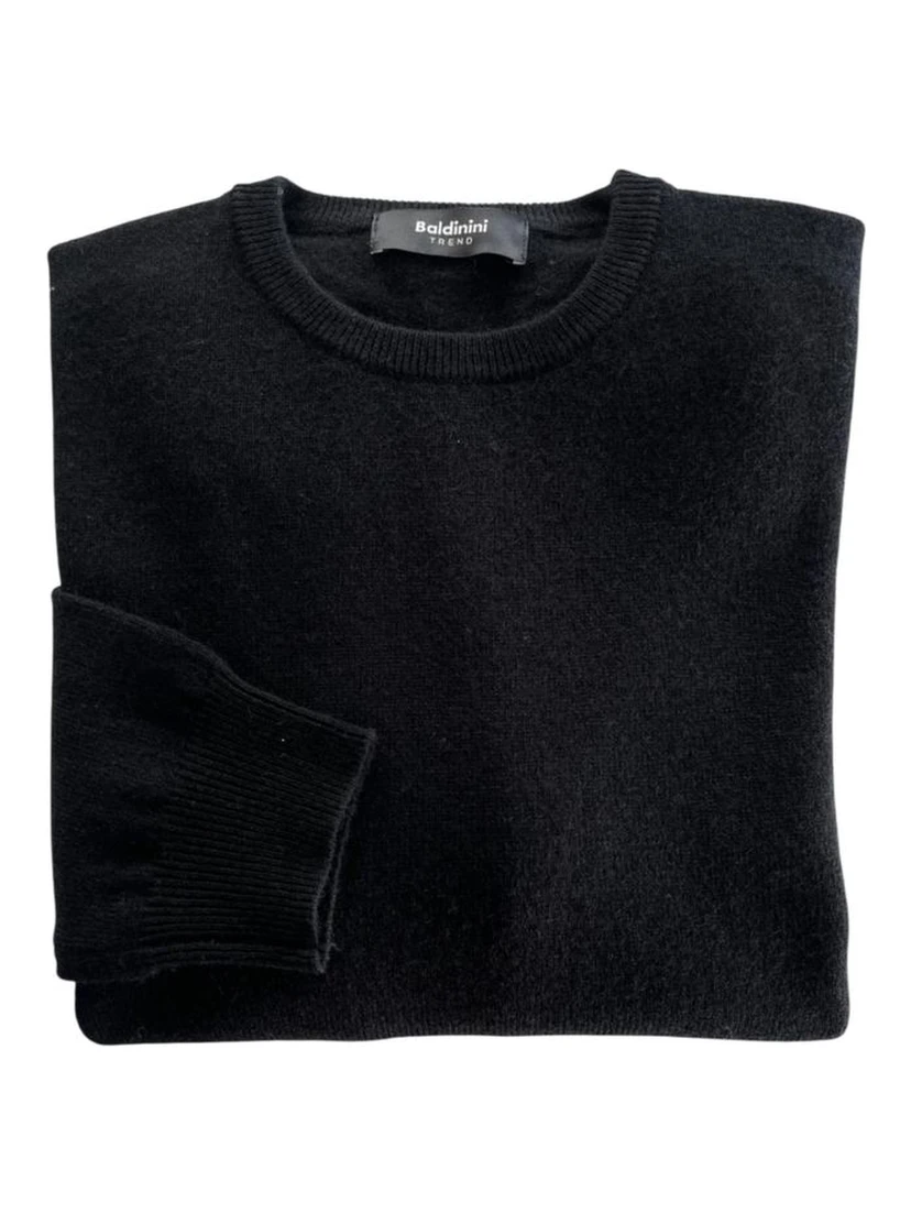 Black Cashmere Men Sweater