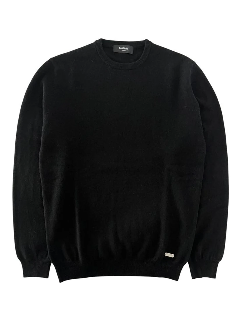 Black Cashmere Men Sweater