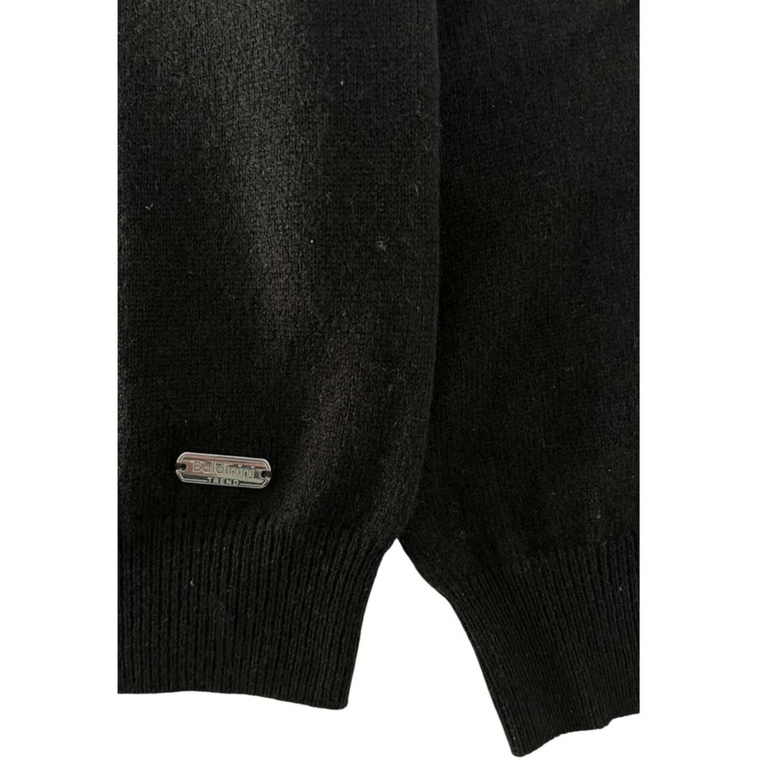 Black Cashmere Men Sweater