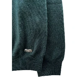 Green Cashmere Men Sweater