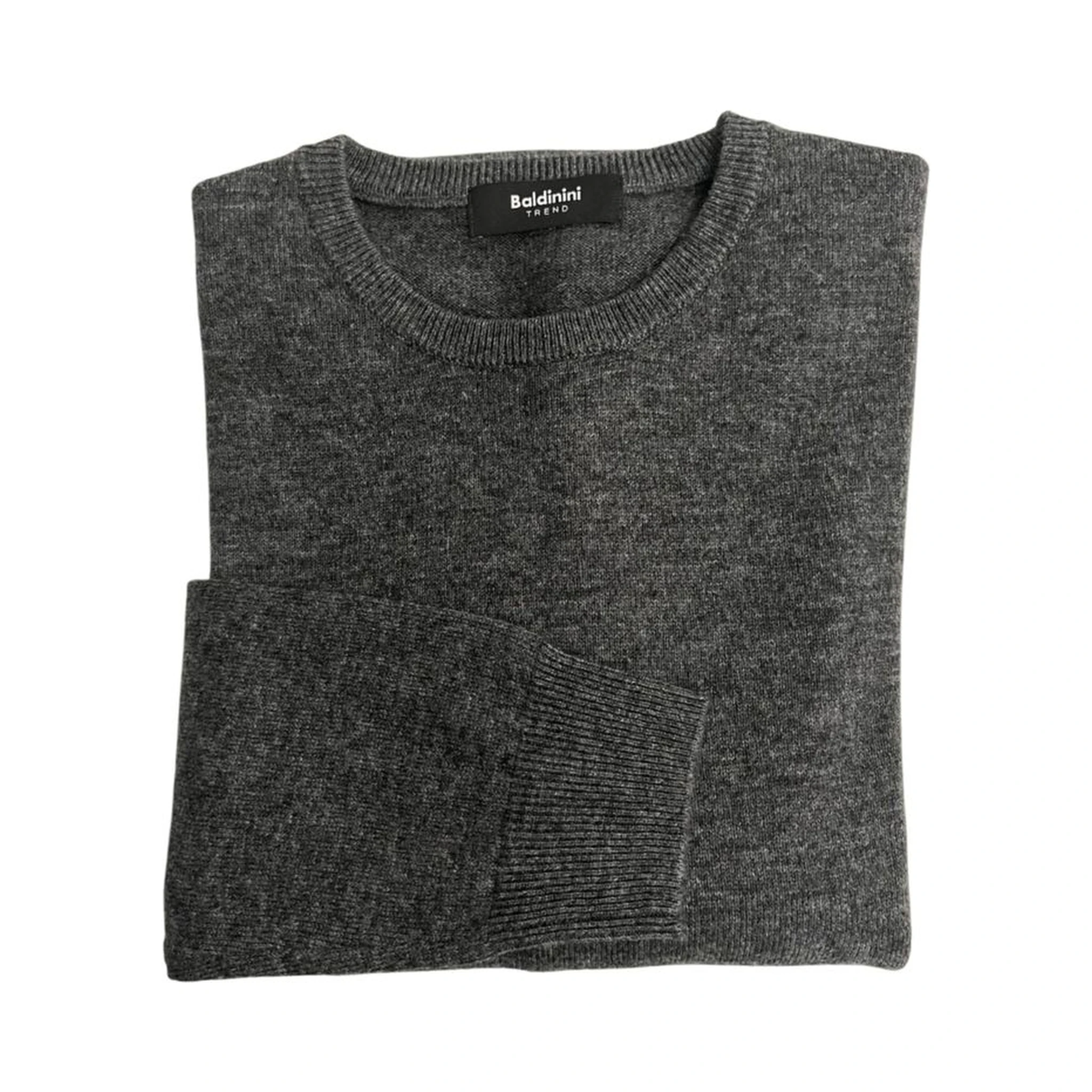 Gray Cashmere Men Sweater