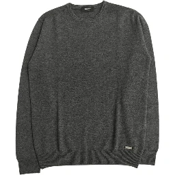Gray Cashmere Men Sweater