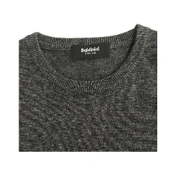 Gray Cashmere Men Sweater