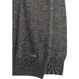 Gray Cashmere Men Sweater