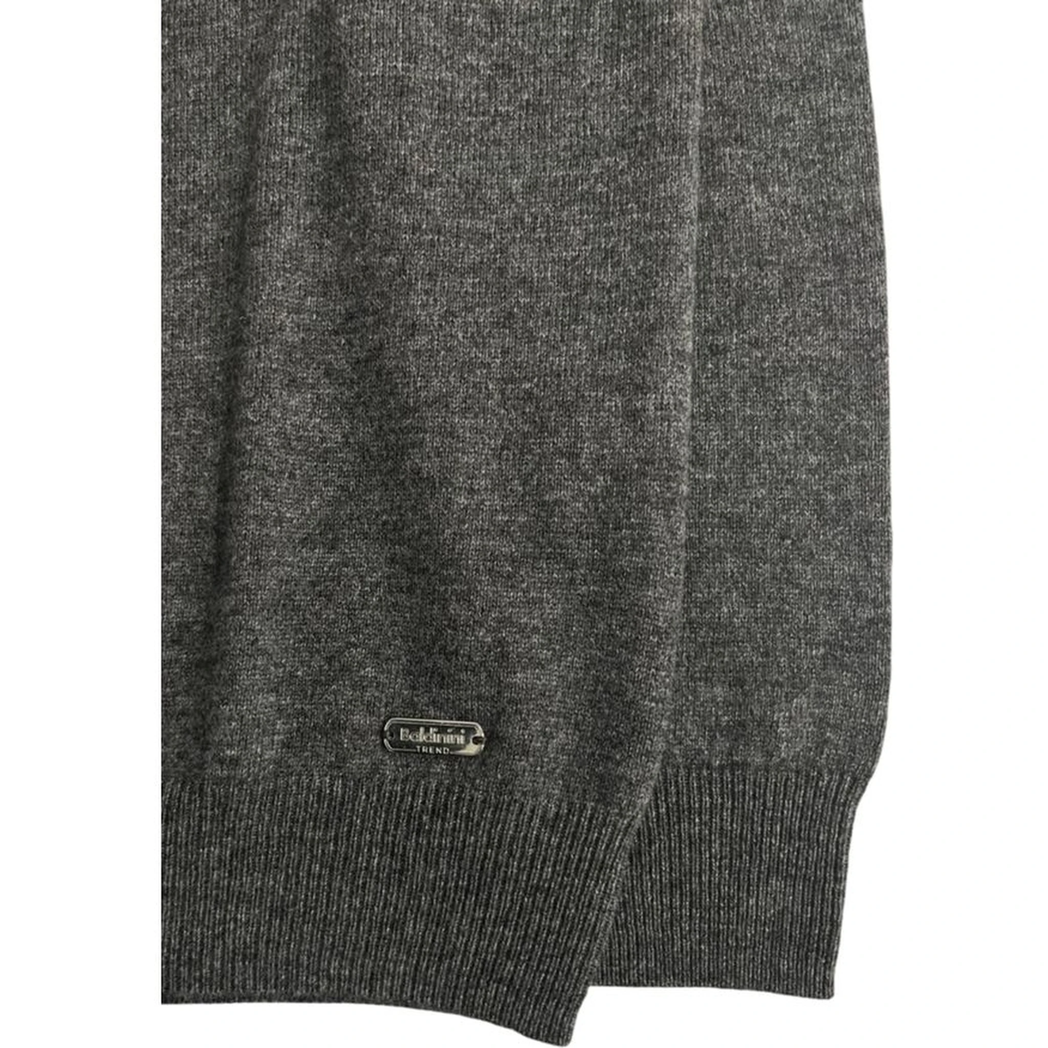 Gray Cashmere Men Sweater