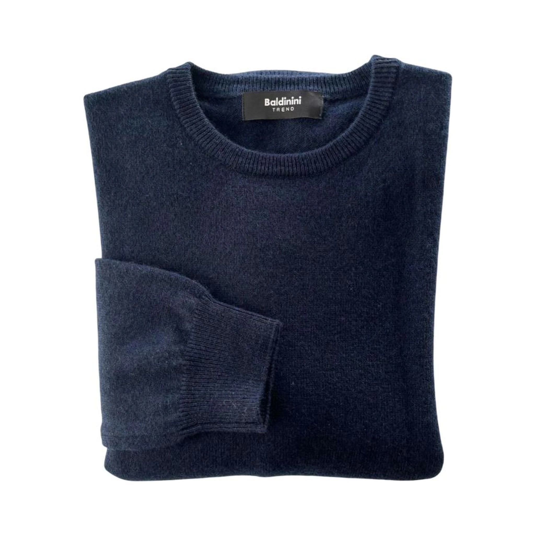 Blue Cashmere Men Sweater
