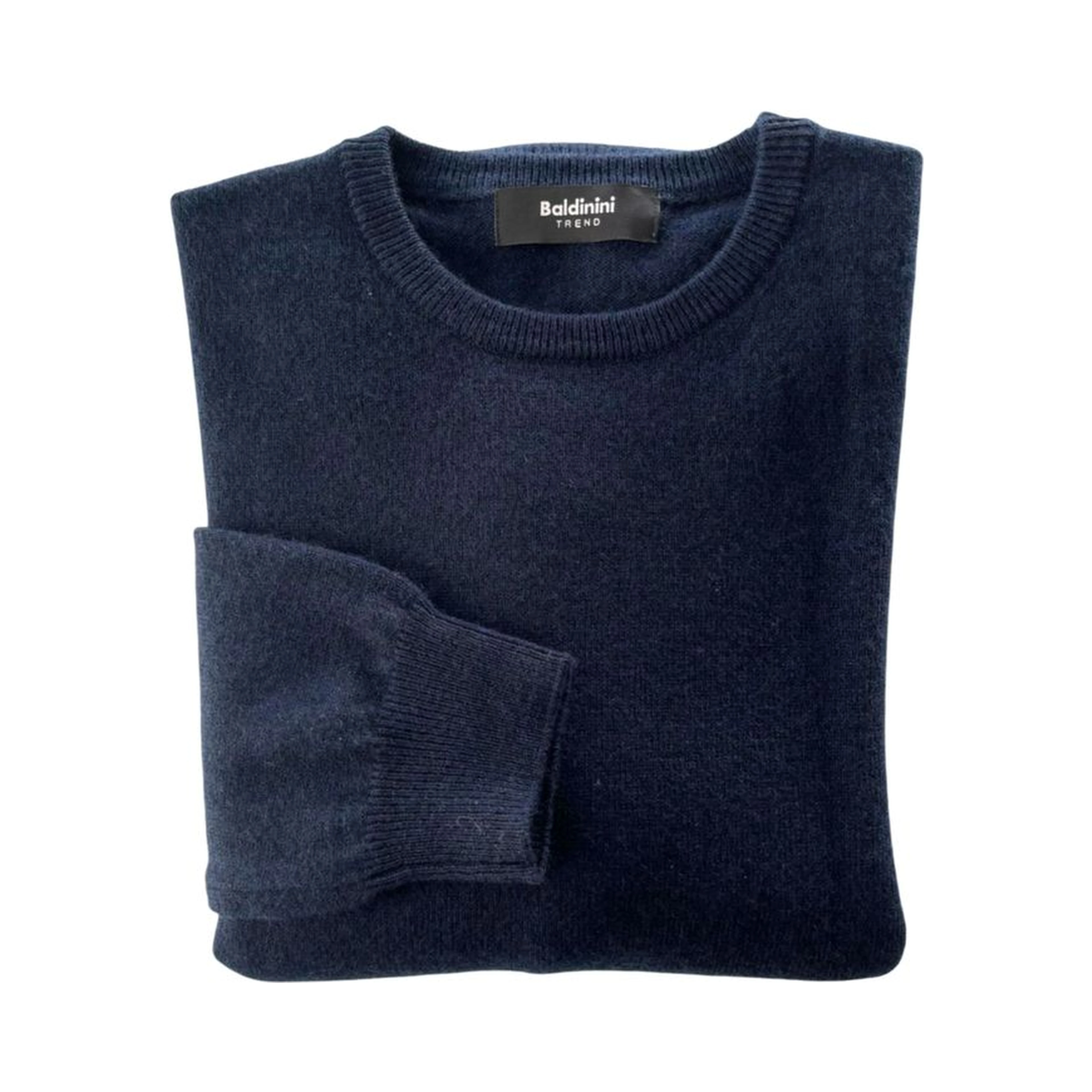Blue Cashmere Men Sweater