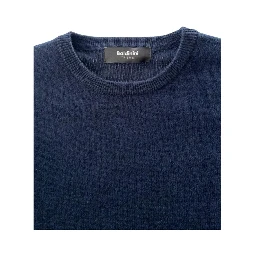 Blue Cashmere Men Sweater